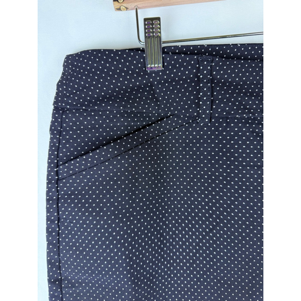 NWOT Women's Hilary Radley Polka Dot Shorts Black/White Size XL